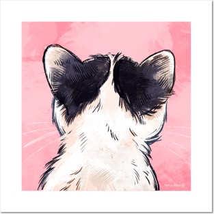 Heart Ears Kitty Posters and Art